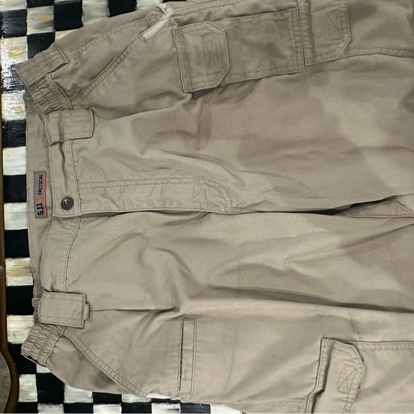 5.11 PANTS TACTICAL KHAKI COTTON CANVAS (2)Pant SET 34x32 - Picture 5 of 7